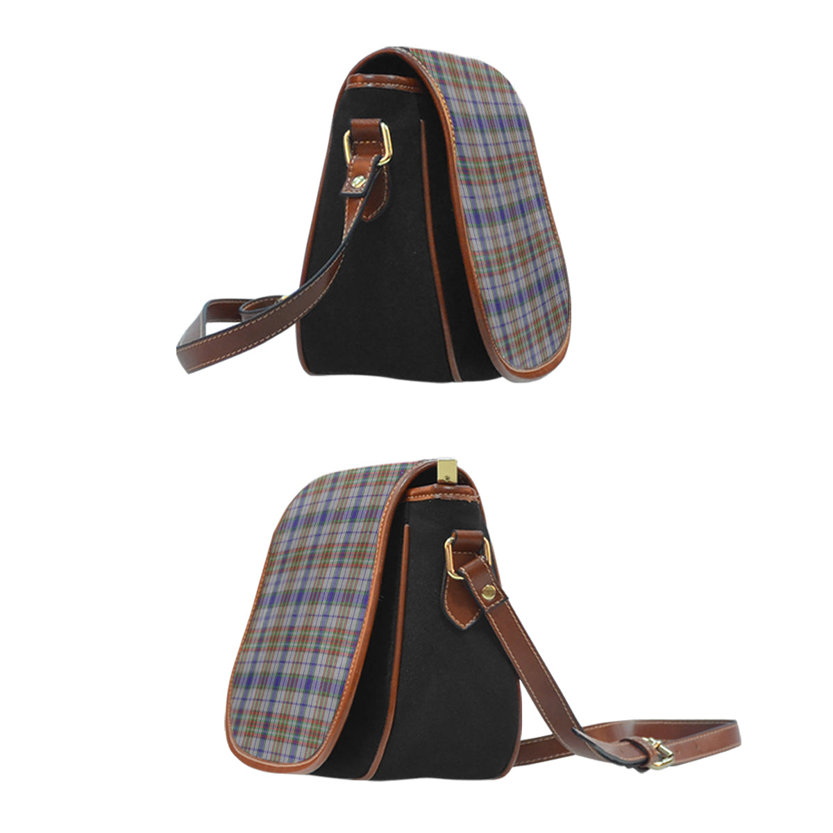 Clan Gayre Hunting Tartan Saddle Handbags DY45 Clan Gayre Tartan Today   