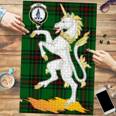 Clan Ged Tartan Crest Unicorn Scotland Jigsaw Puzzles Gift For Family CM28 Clan Ged Tartan Today   