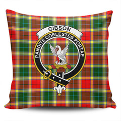 Clan Gibbs Tartan Crest Pillow Cover WZ26 Clan Gibbs Tartan Today   