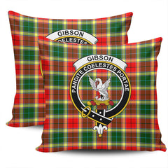 Clan Gibbs Tartan Crest Pillow Cover WZ26 Clan Gibbs Tartan Today   