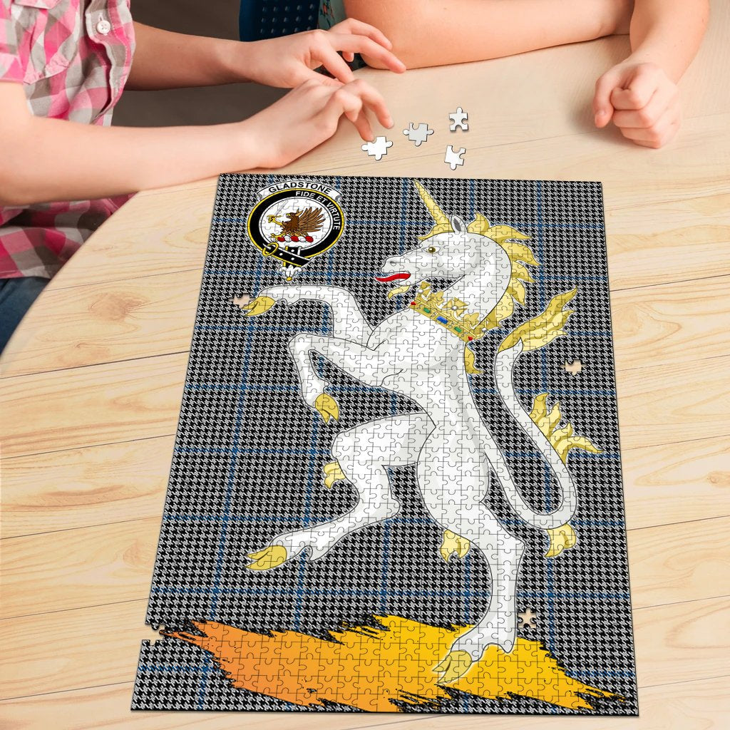 Clan Gladstone Tartan Crest Unicorn Scotland Jigsaw Puzzles Gift For Family OX36 Clan Borthwick Tartan Today   
