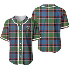 Clan Glass Tartan Unisex Baseball Jersey BF43CS10 Clan Glass Tartan Today   