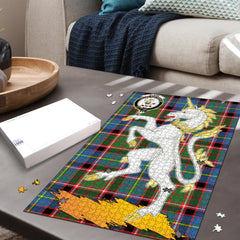 Clan Glass Tartan Crest Unicorn Scotland Jigsaw Puzzles Gift For Family GI95 Clan Glass Tartan Today   
