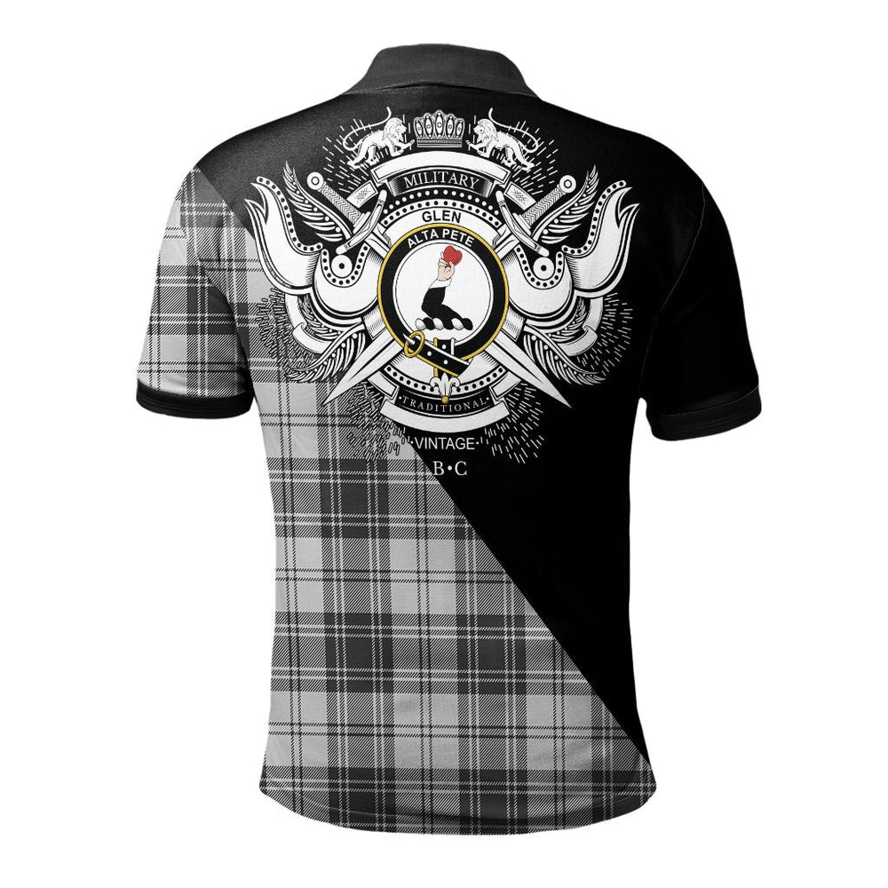 Clan Glen Clan - Military Polo Shirt EL62 Glen Tartan Tartan Polo   