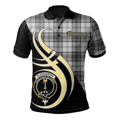 Clan Glendinning Tartan Polo Shirt - Believe In Me Style