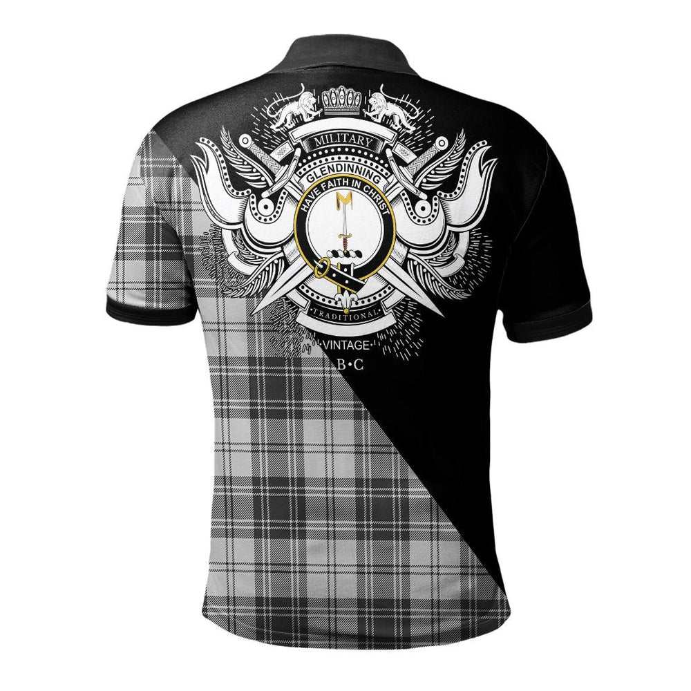 Clan Glendinning Clan - Military Polo Shirt AE66 Glendinning Tartan Tartan Polo   