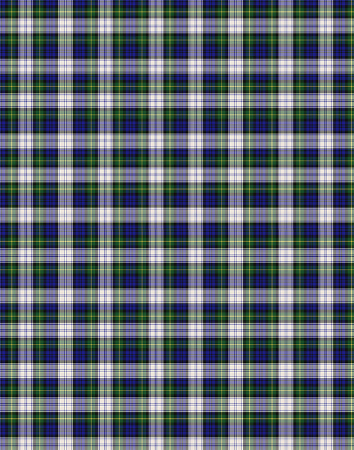 Gordon tartan swatch
