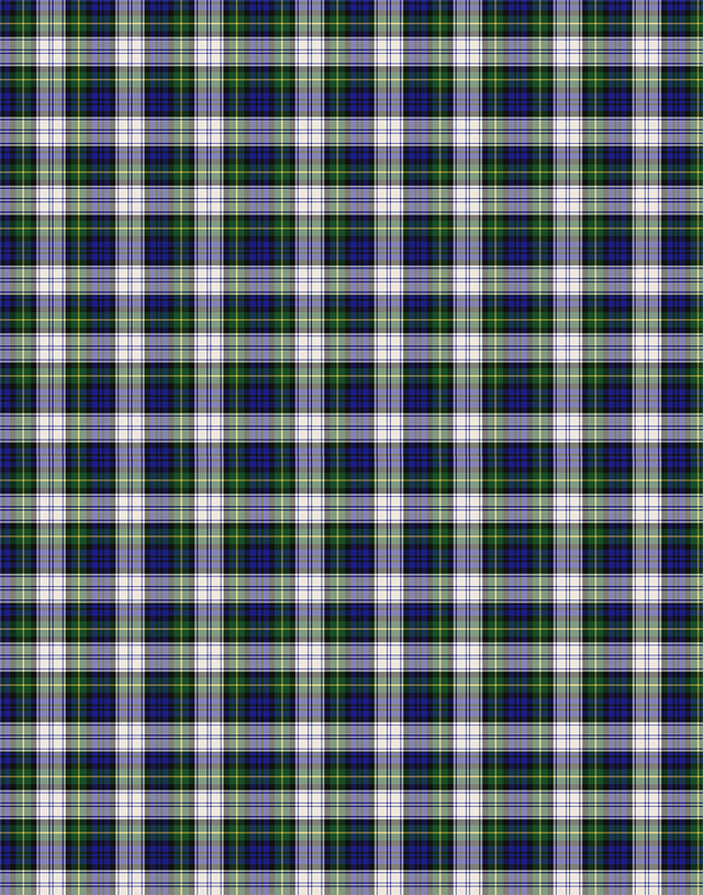 Gordon tartan swatch