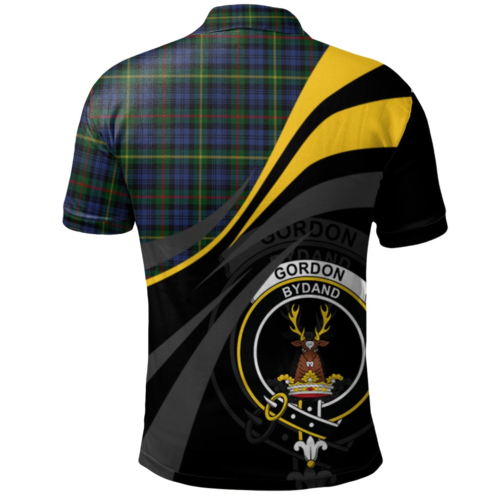 Clan Gordon 04 Tartan Polo Shirt - Royal Coat Of Arms Style IA34 Gordon 04 Tartan Tartan Polo   