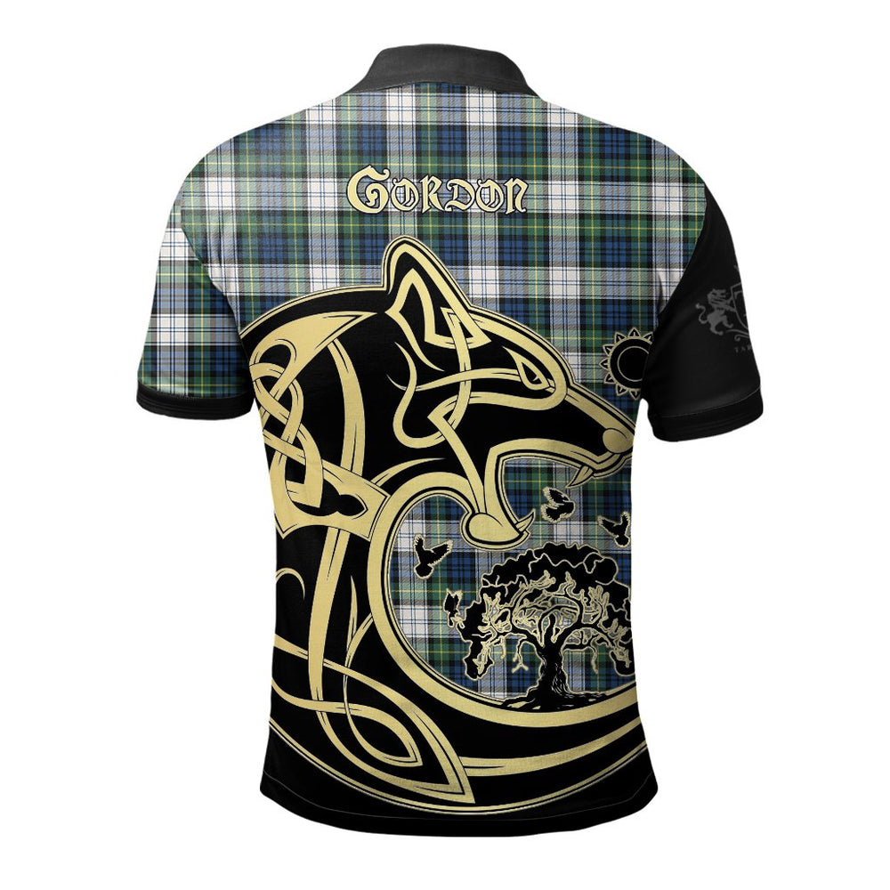 Clan Gordon Dress Ancient Tartan Polo Shirt Viking Wolf CJ77 Gordon Dress Ancient Tartan Tartan Polo   
