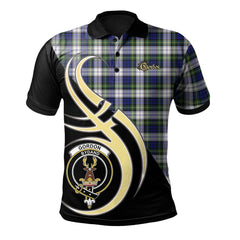 Clan Gordon Dress Modern Tartan Polo Shirt - Believe In Me Style AM64 Gordon Dress Modern Tartan Tartan Polo   