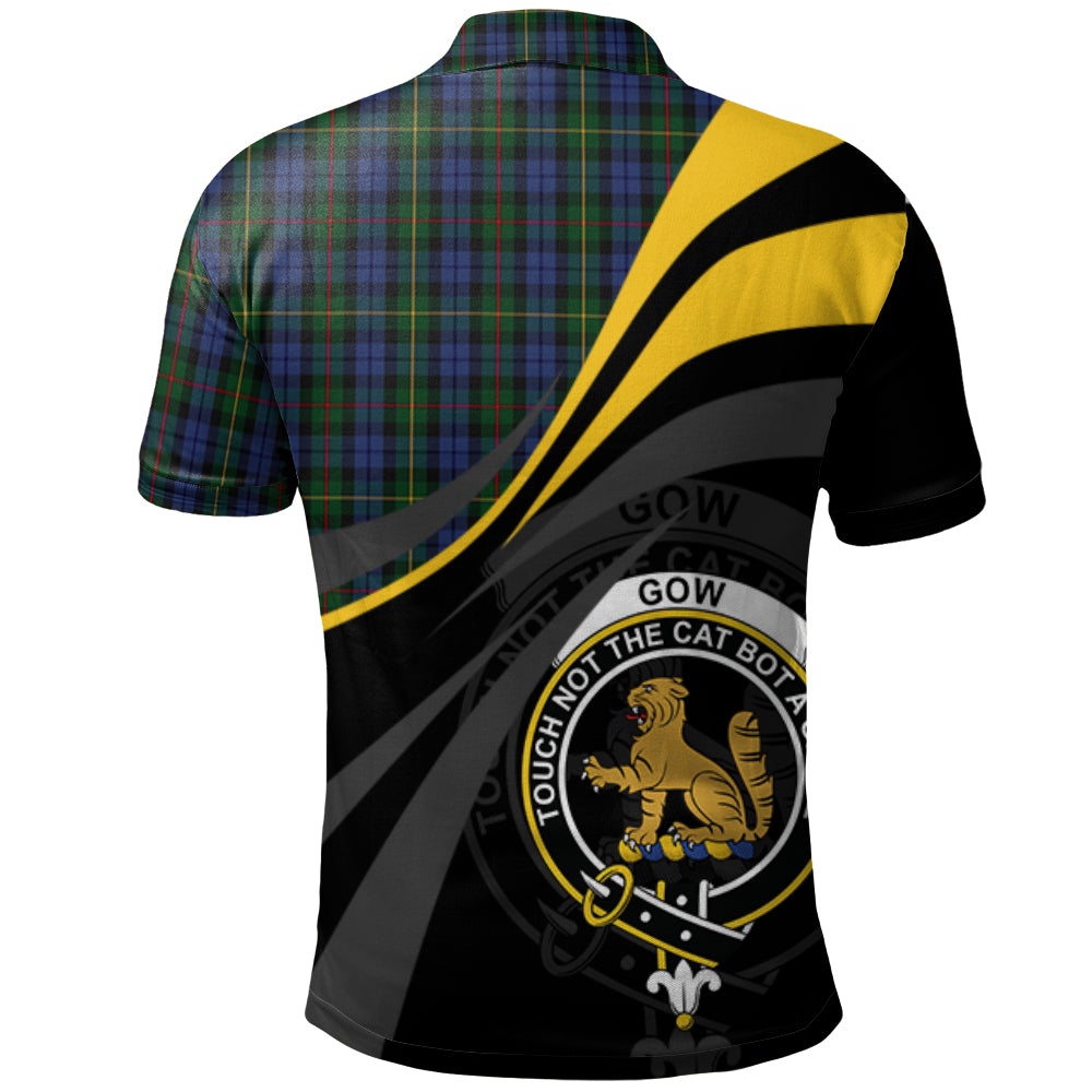 Clan Gow Hunting 01 Tartan Polo Shirt - Royal Coat Of Arms Style XM11 Gow Hunting 01 Tartan Tartan Polo   