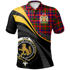 Clan Gow Modern Tartan Polo Shirt - Royal Coat Of Arms Style UB15 Gow Modern Tartan Tartan Polo   