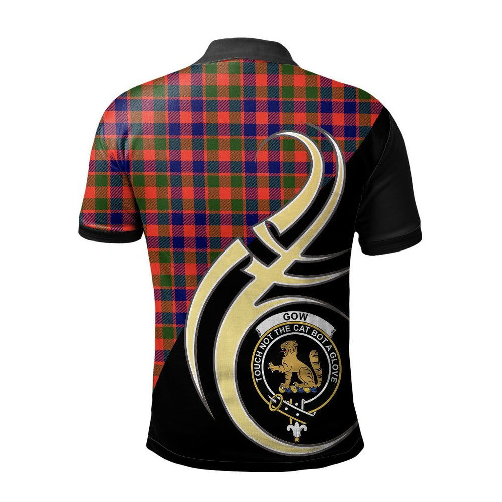 Clan Gow Modern Tartan Polo Shirt - Believe In Me Style HL58 Gow Modern Tartan Tartan Polo   