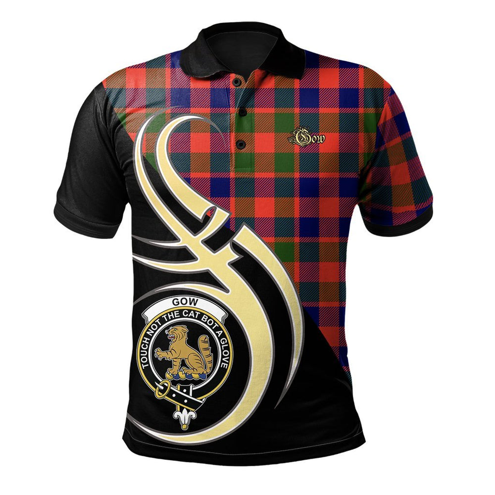 Clan Gow of McGouan Tartan Polo Shirt - Believe In Me Style TP54 Gow of McGouan Tartan Tartan Polo   
