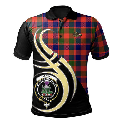 Clan Gow of Skeoch Tartan Polo Shirt - Believe In Me Style