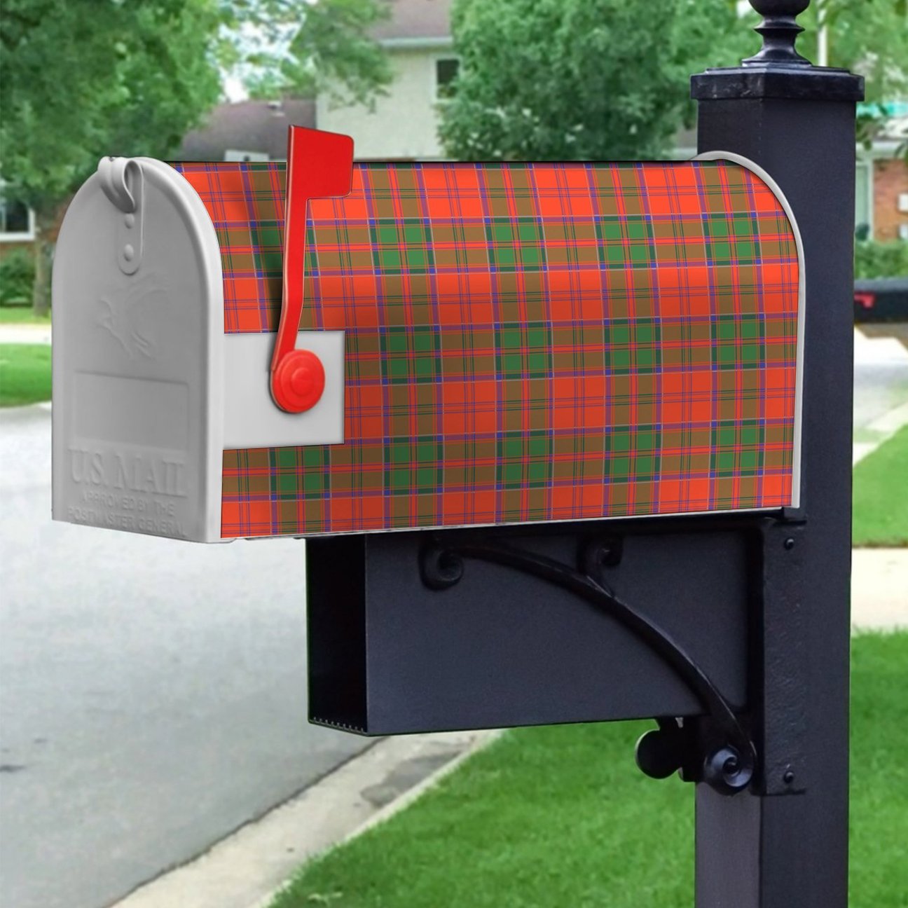 Clan Grant Ancient Tartan Crest Mailbox TW97 Clan Grant Tartan Today   