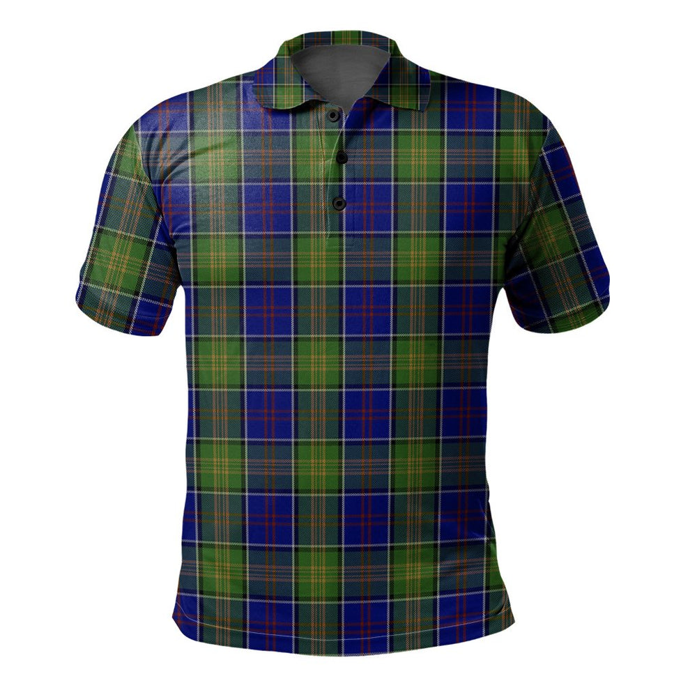 Clan Greene Tartan Polo Shirt VE71 Greene Tartan Tartan Polo   