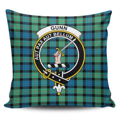 Clan Gunn Ancient Tartan Crest Pillow Cover IO25 Clan Gunn Tartan Today   