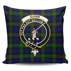 Clan Gunn Modern Tartan Crest Pillow Cover EC91 Clan Gunn Tartan Today   