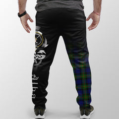 Clan Gunn Modern Tartan Crest Jogger Sweatpants  Alba Celtic Style WT49 Clan Gunn Tartan Today   