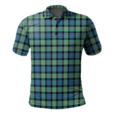 Clan Gunn Ancient Tartan Polo Shirt BC13 Gunn Ancient Tartan Tartan Polo   