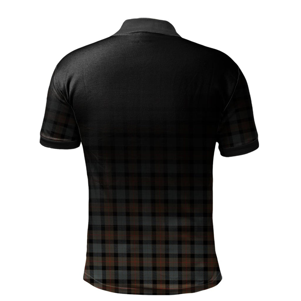 Clan Gunn Weathered Tartan Polo Shirt - Alba Celtic Style BN90 Gunn Weathered Tartan Tartan Polo   