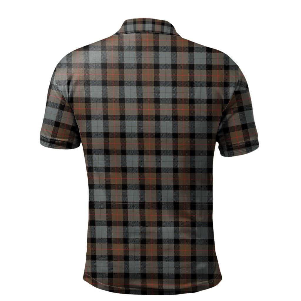 Clan Gunn Weathered Tartan Polo Shirt EM53 Gunn Weathered Tartan Tartan Polo   