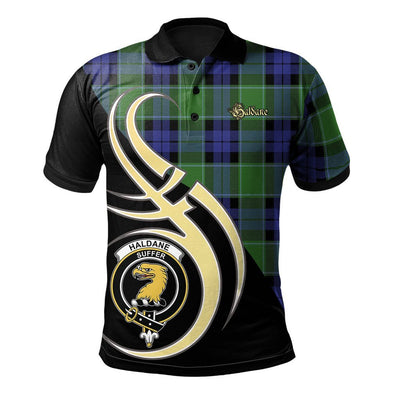 Clan Haldane Tartan Polo Shirt - Believe In Me Style