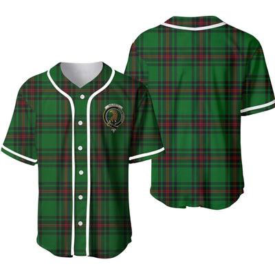 Clan Halkett Tartan Unisex Baseball Jersey