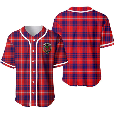 Clan Hamilton Tartan Unisex Baseball Jersey OJ20EG95