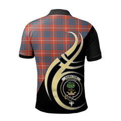 Clan Hamilton Ancient Tartan Polo Shirt - Believe In Me Style AT92 Hamilton Ancient Tartan Tartan Polo   
