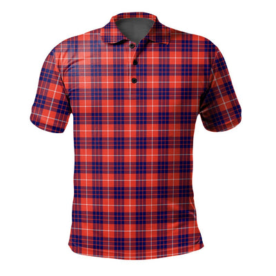 Clan Hamilton Modern Tartan Polo Shirt SN46