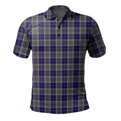 Clan Hanna of Stirlingshire Tartan Polo Shirt OE87 Hanna of Stirlingshire Tartan Tartan Polo   
