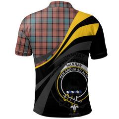 Clan Hannay Dress Tartan Polo Shirt - Royal Coat Of Arms Style KY97 Hannay Dress Tartan Tartan Polo   