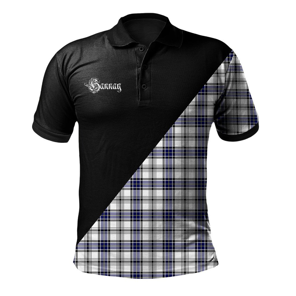 Clan Hannay Modern Clan - Military Polo Shirt VY60 Hannay Modern Tartan Tartan Polo   