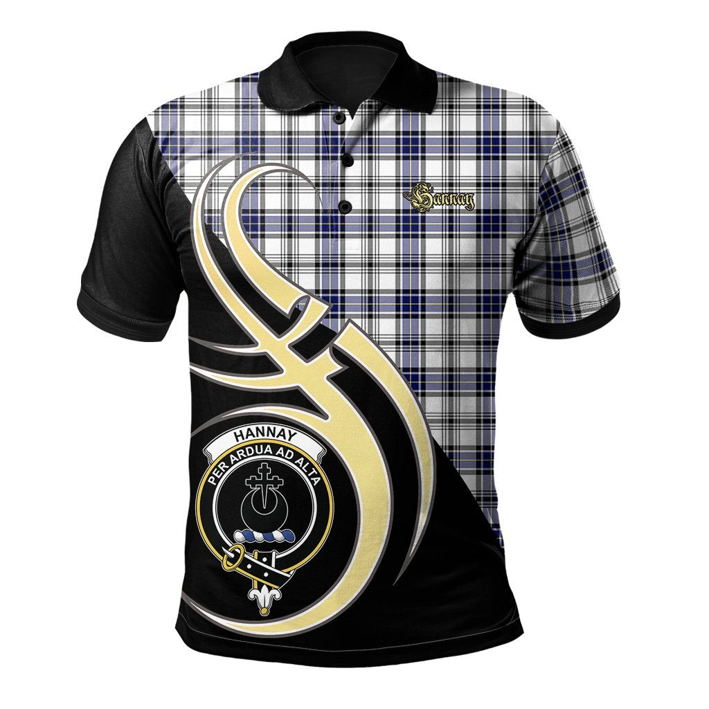 Clan Hannay Modern Tartan Polo Shirt - Believe In Me Style BV25 Hannay Modern Tartan Tartan Polo   