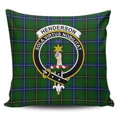 Clan Henderson Modern Tartan Crest Pillow Cover JL98 Clan Henderson Tartan Today   
