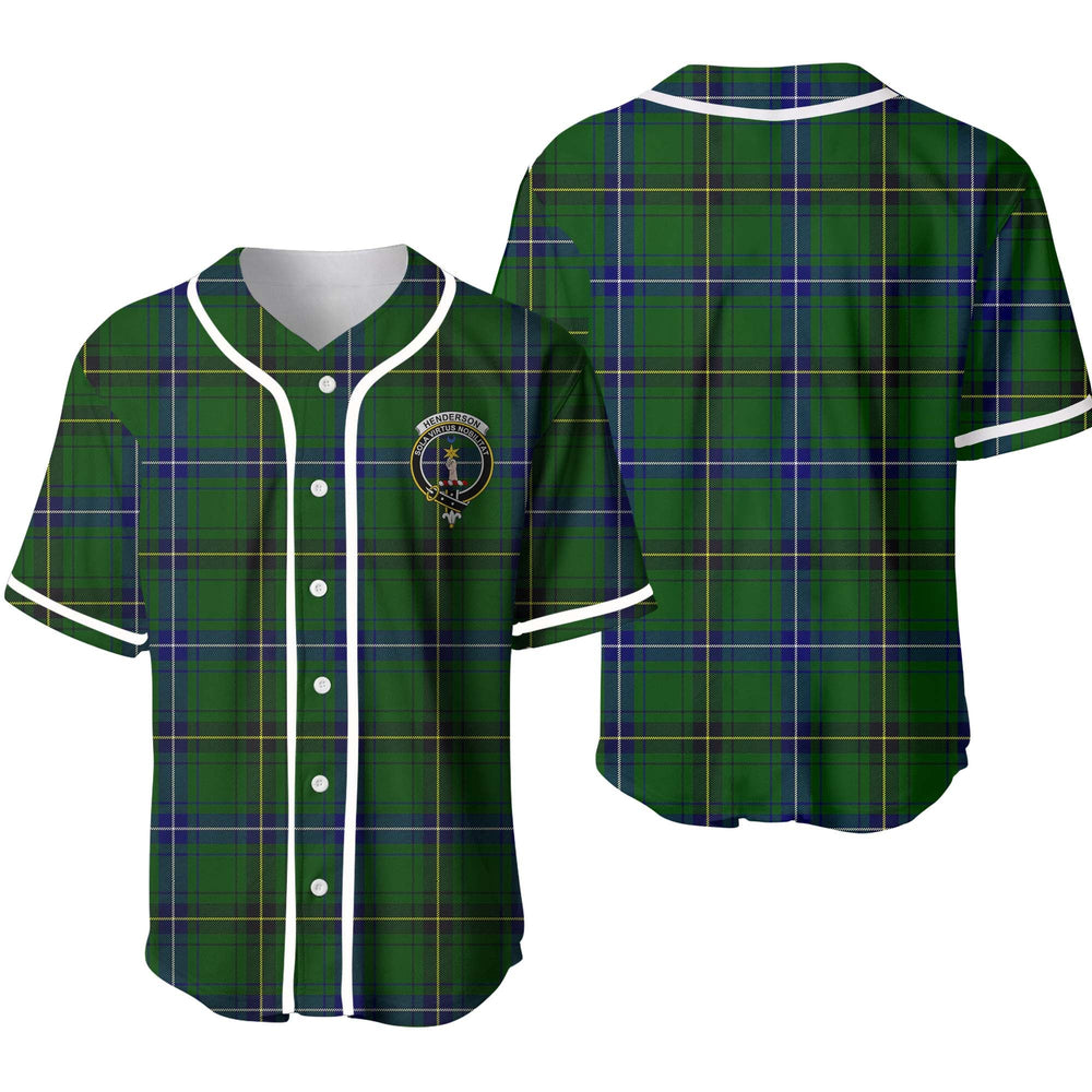 Clan Henderson Tartan Unisex Baseball Jersey CP95BB85 Clan Henderson Tartan Today   