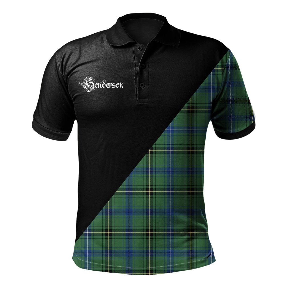 Clan Henderson Ancient Clan - Military Polo Shirt ZD38 Henderson Ancient Tartan Tartan Polo   
