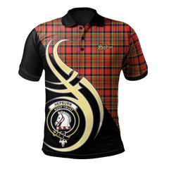 Clan Hepburn Tartan Polo Shirt - Believe In Me Style OJ97 Hepburn Tartan Tartan Polo   