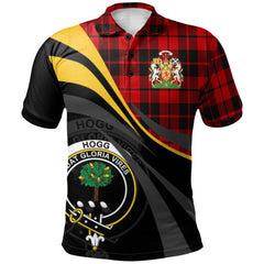 Clan Hogg Tartan Polo Shirt - Royal Coat Of Arms Style OU29 Hogg Tartan Tartan Polo   