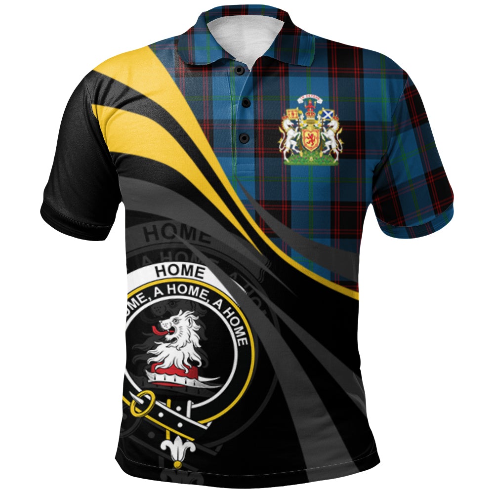 Clan Home Clans Originaux Tartan Polo Shirt - Royal Coat Of Arms Style KY35 Home Tartans Originaux Tartan Tartan Polo   