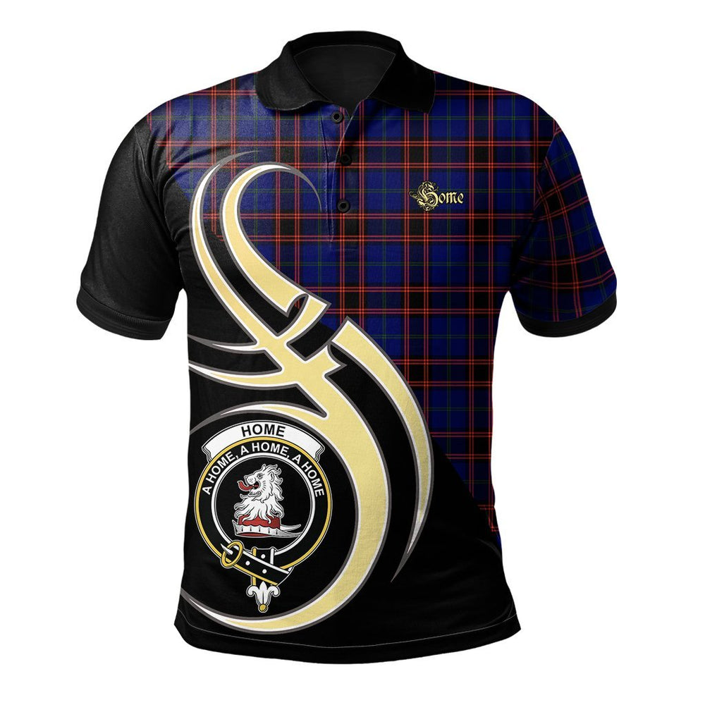 Clan Home Modern Tartan Polo Shirt - Believe In Me Style ND92 Home Modern Tartan Tartan Polo   