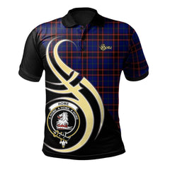 Clan Home Modern Tartan Polo Shirt - Believe In Me Style ND92 Home Modern Tartan Tartan Polo   