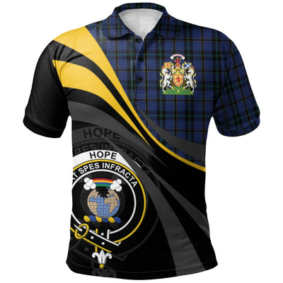 Clan Hope (Vere - Weir) 04 Tartan Polo Shirt - Royal Coat Of Arms Style