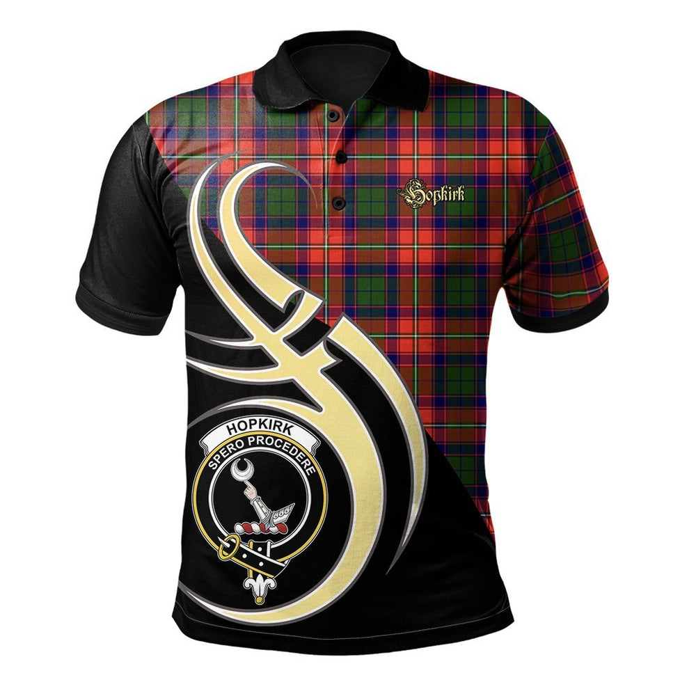 Clan Hopkirk Tartan Polo Shirt - Believe In Me Style EU58 Hopkirk Tartan Tartan Polo   