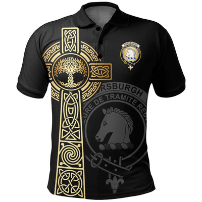Clan Horsburgh Clan Unisex Polo Shirt - Celtic Tree Of Life