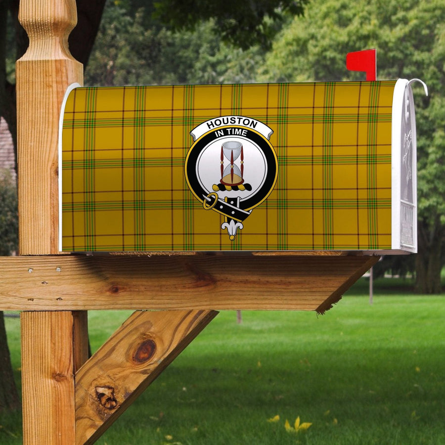 Clan Houston Tartan Crest Mailbox
