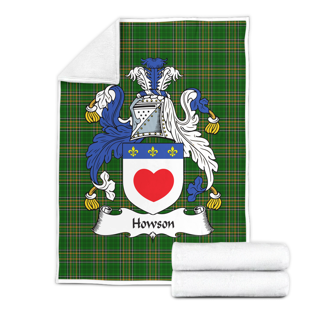 Clan Howson Ireland Tartan Coat Of Arms BlanketsSZ62 Clan Hall Tartan Today   